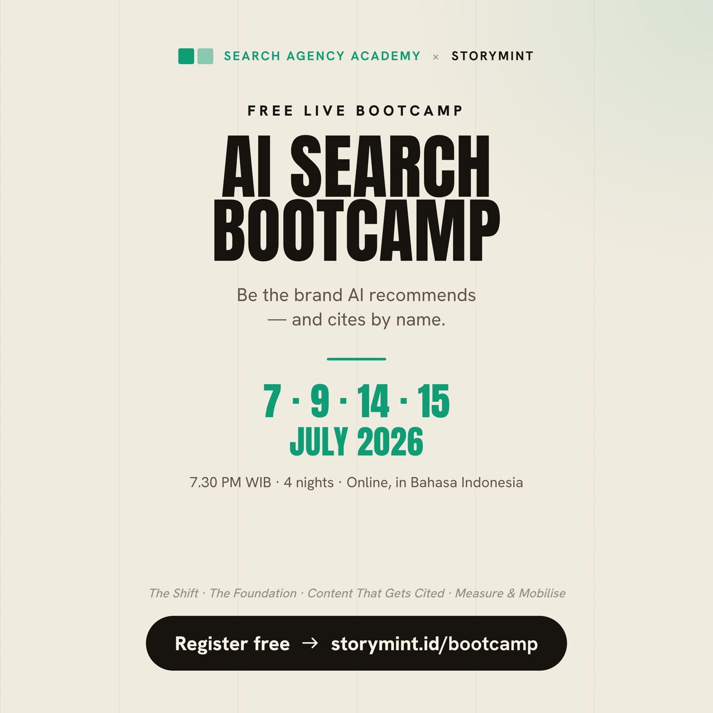 Four nights to stop being the brand AI forgets to mention