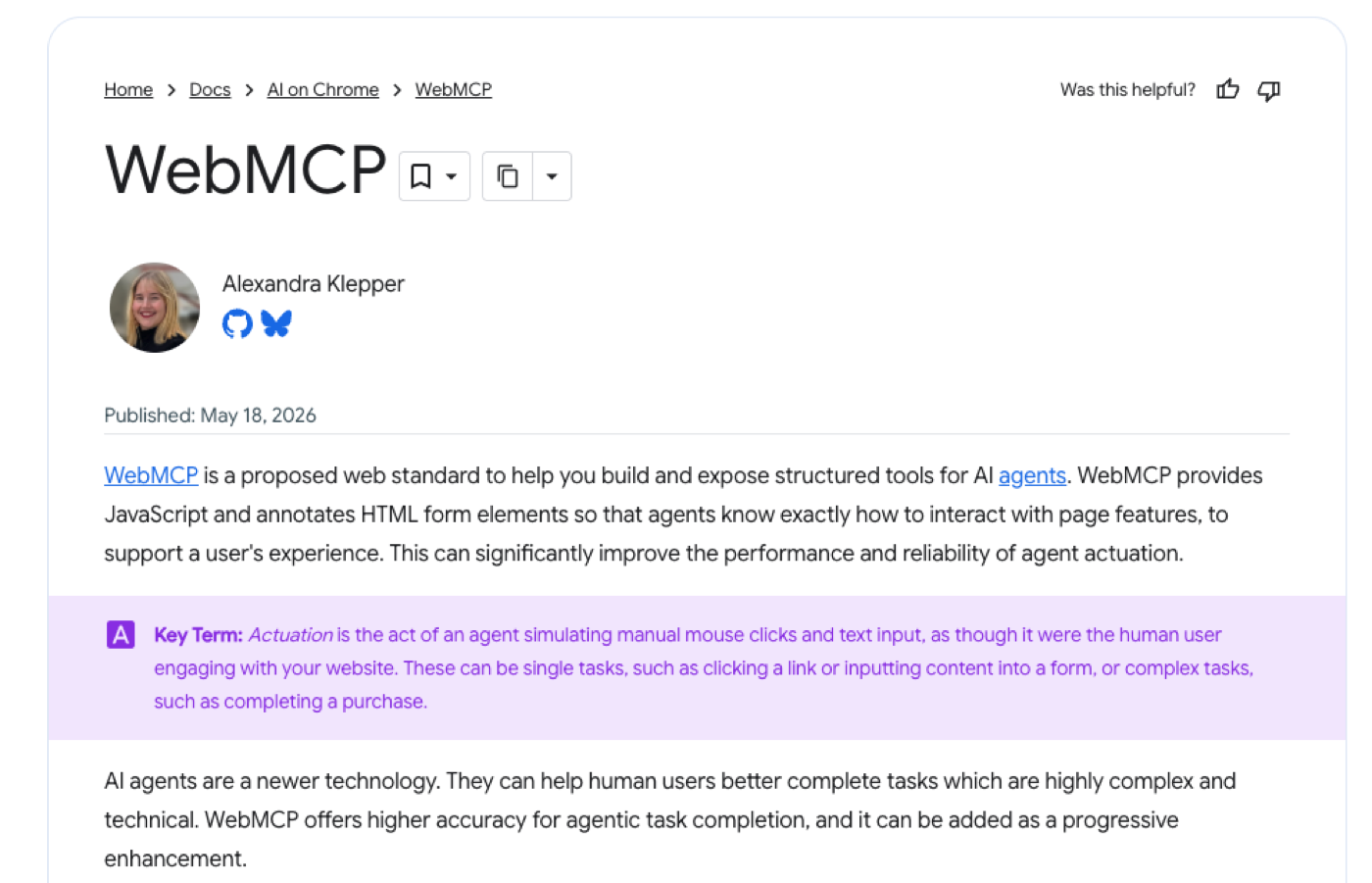 WebMCP